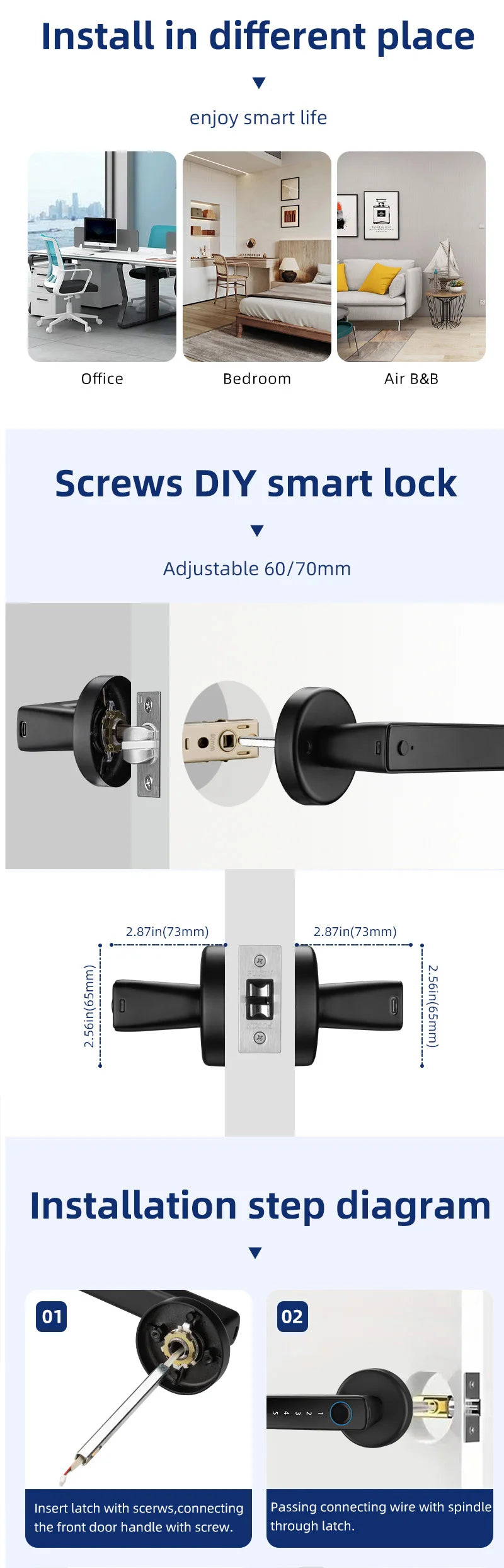 Smart Door Lock Handle