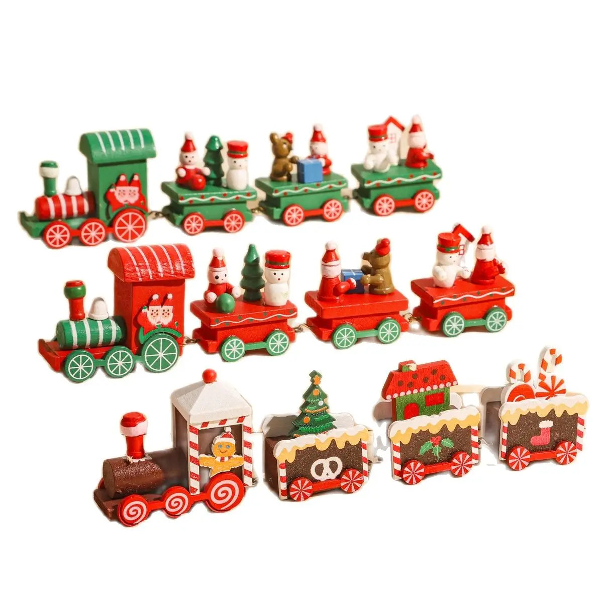 Christmas Wooden Train