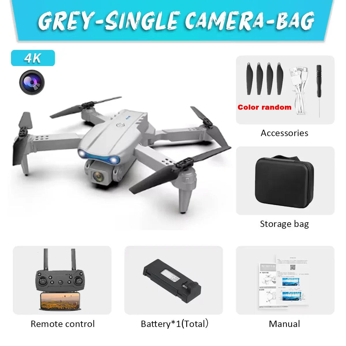 E99Pro Drone HD Professional 4k drone Dual Camera