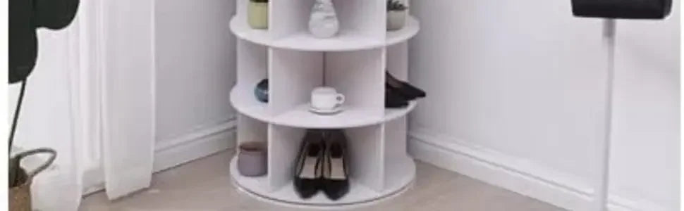 Weinstein storage Rotating shoe rack 360°