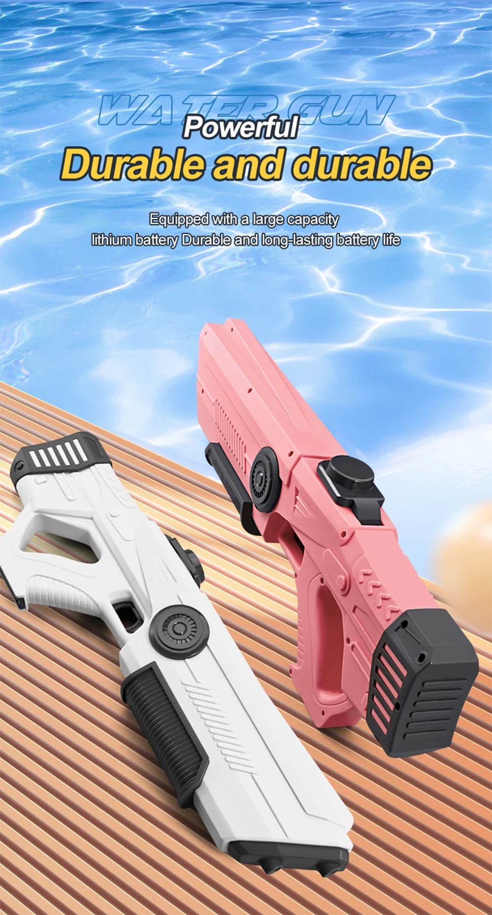 10m Range Electric Water Gun