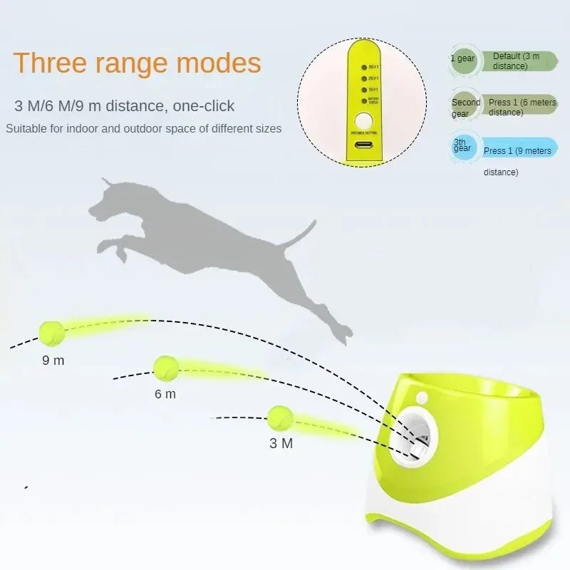 Pets Tennis ball throwing machine