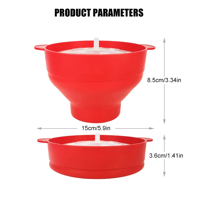 Silicone  Microwave Popcorn Bowl