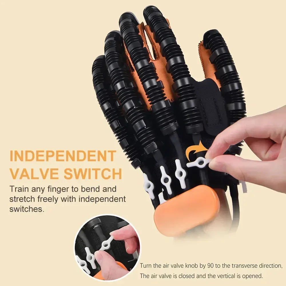 Robot Glove Hand Device Finger Training Massage