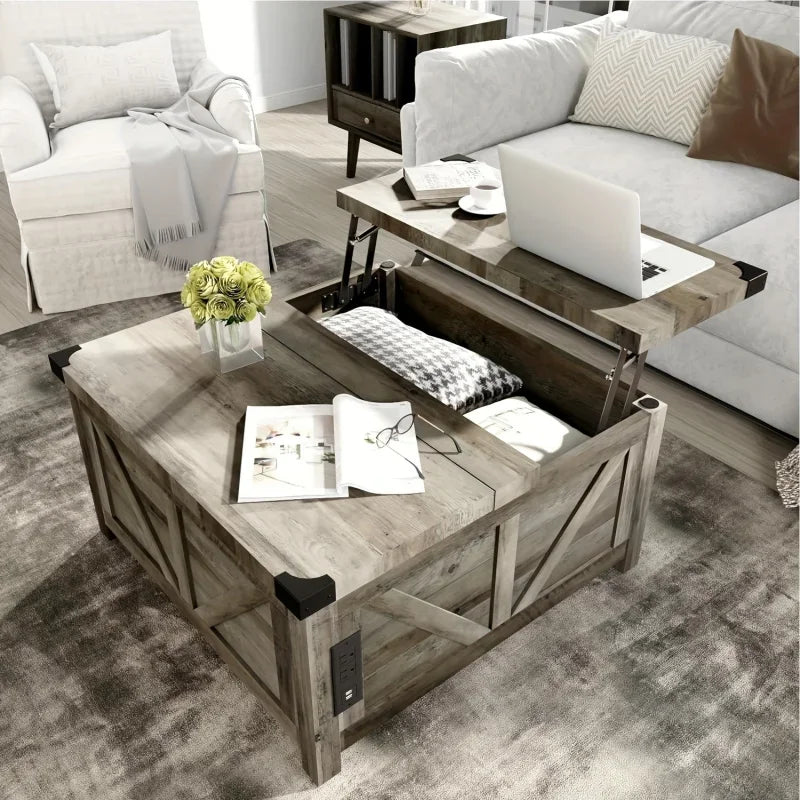 Lift Top Coffee Table with Storage