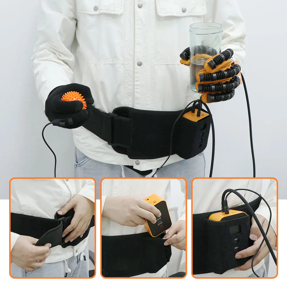 Robot Glove Hand Device Finger Training Massage