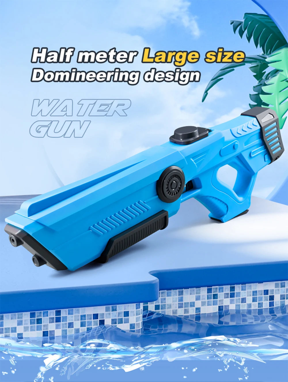 10m Range Electric Water Gun