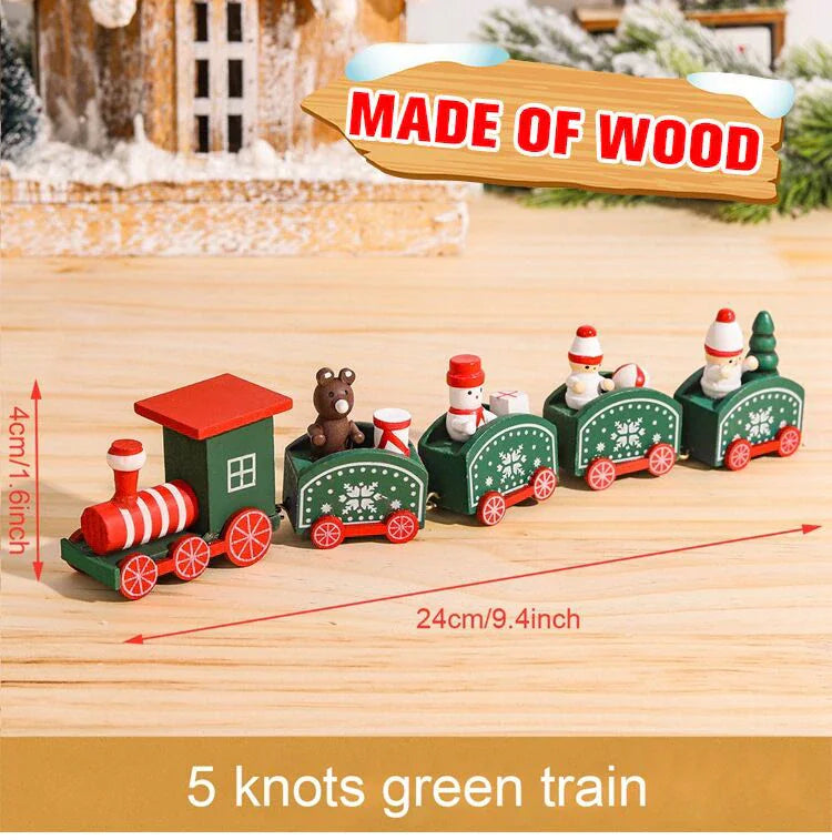 Christmas Wooden Train