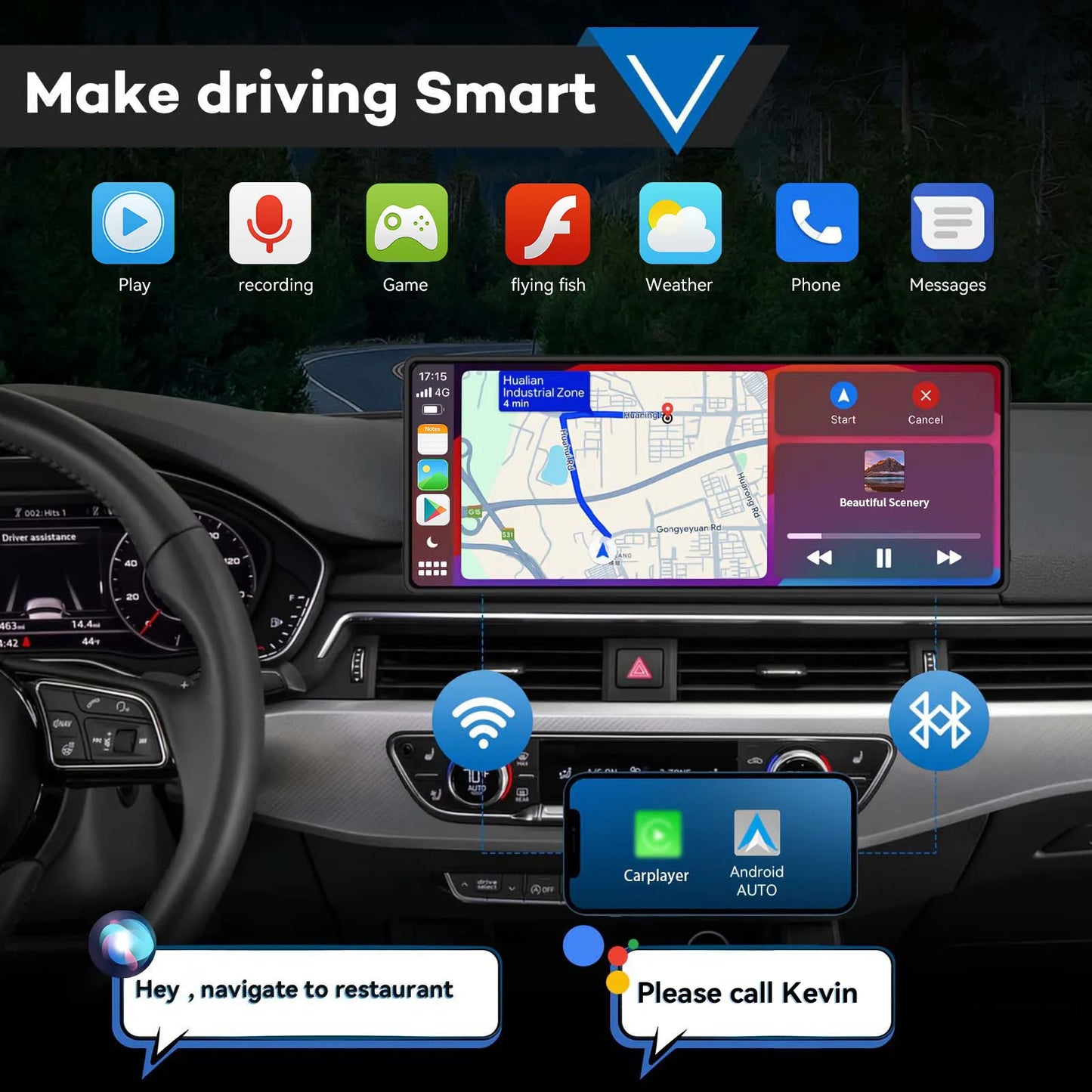 Carplay for Car Screen, Wireless  Screen Wireless