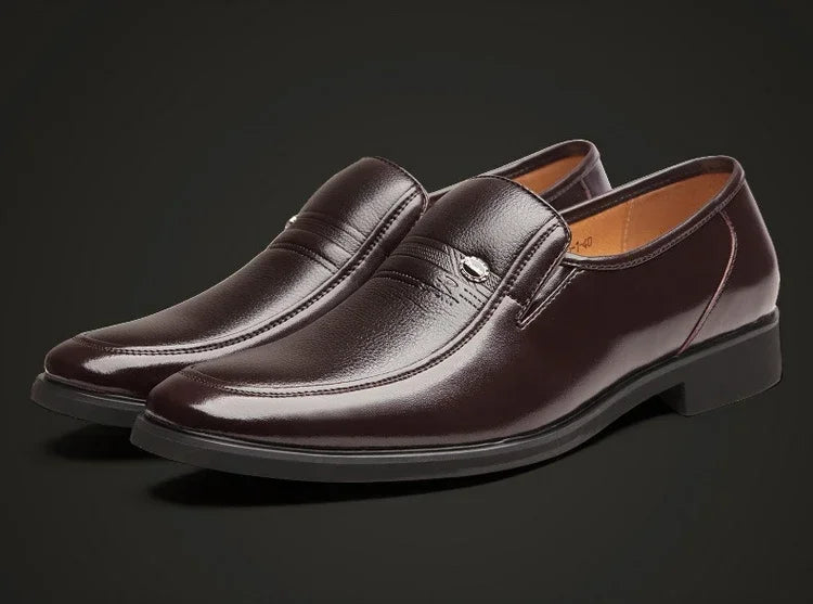 Leather Men Formal Shoes Luxury Brand