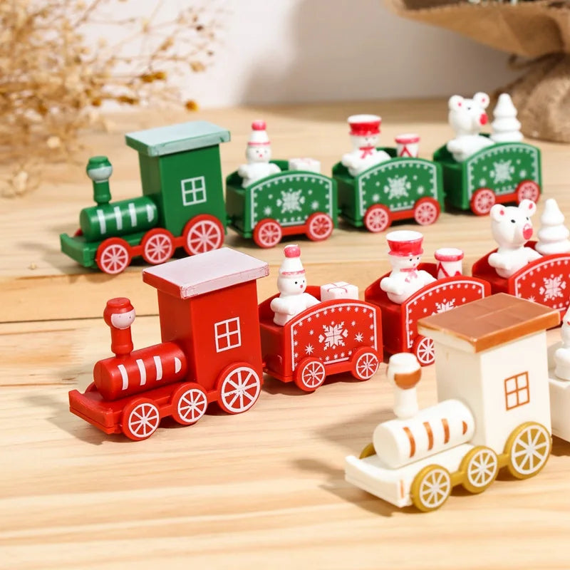 Christmas Wooden Train