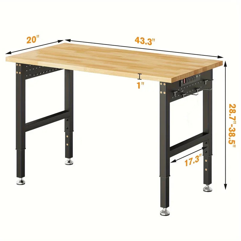 Adjustable Heavy Duty Workbench