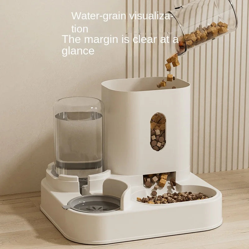 automatic cat feeding water feeder dog bowl cat