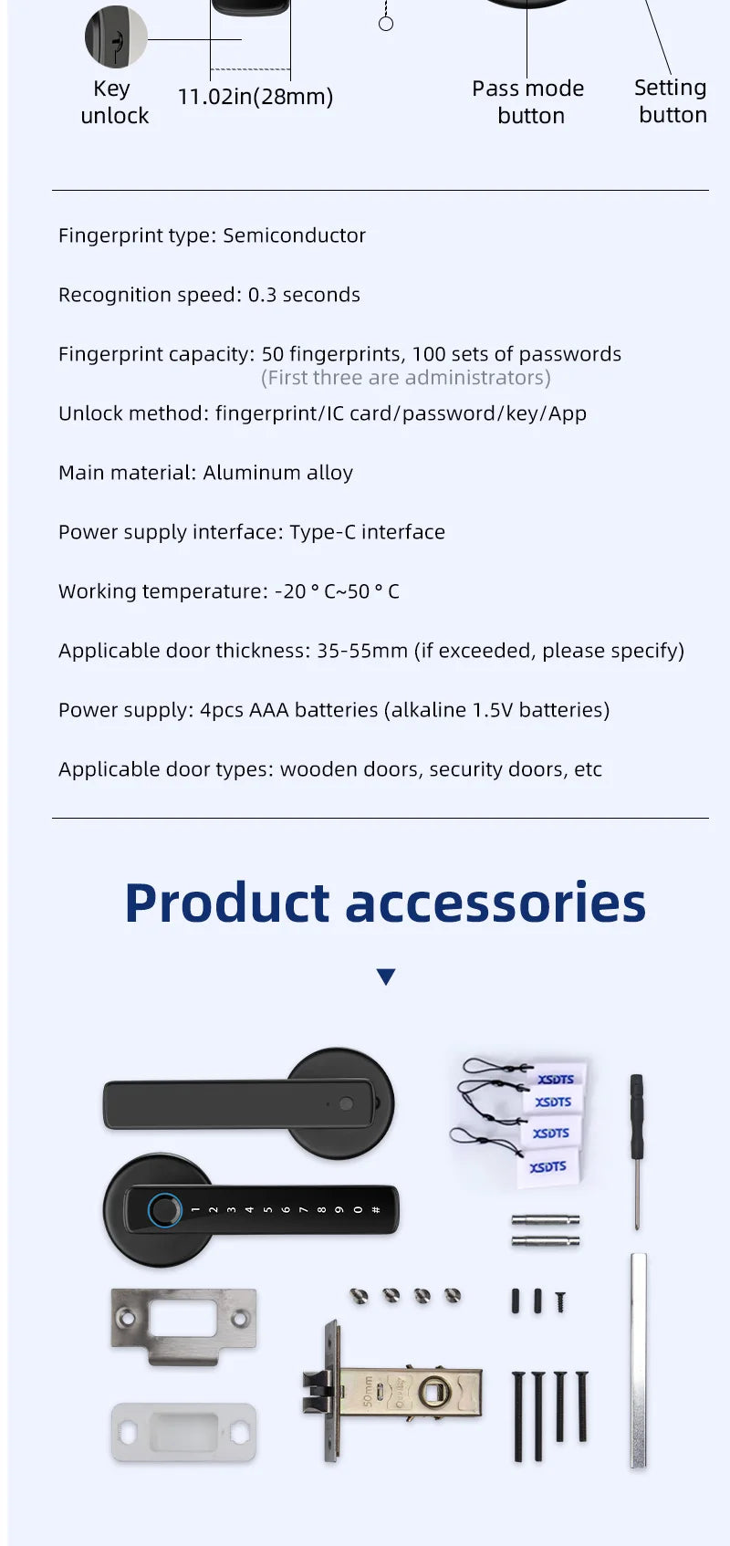 Smart Door Lock Handle