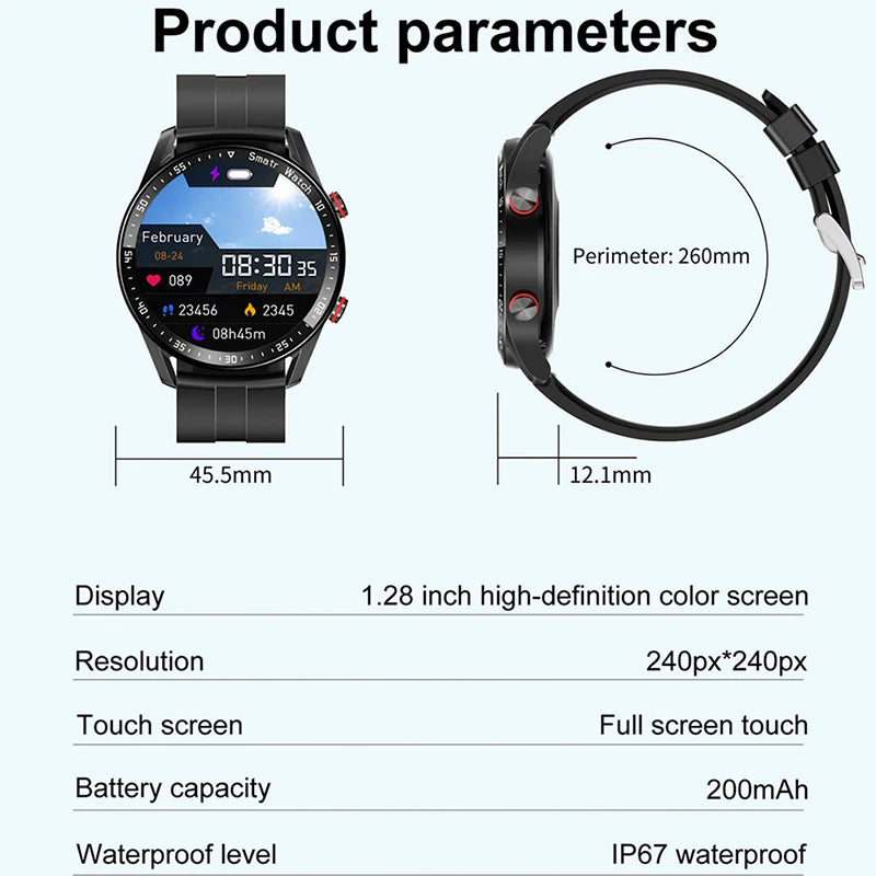 Bluetooth Call Smart Watch Men