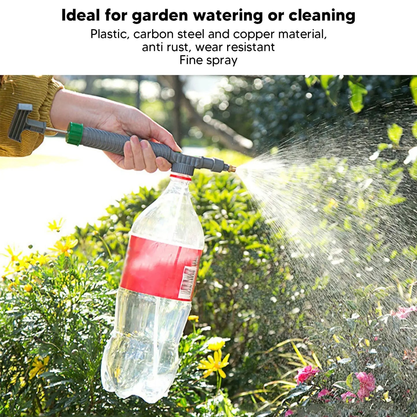 Beverage Bottle Sprayer Watering Flower Sprinkler