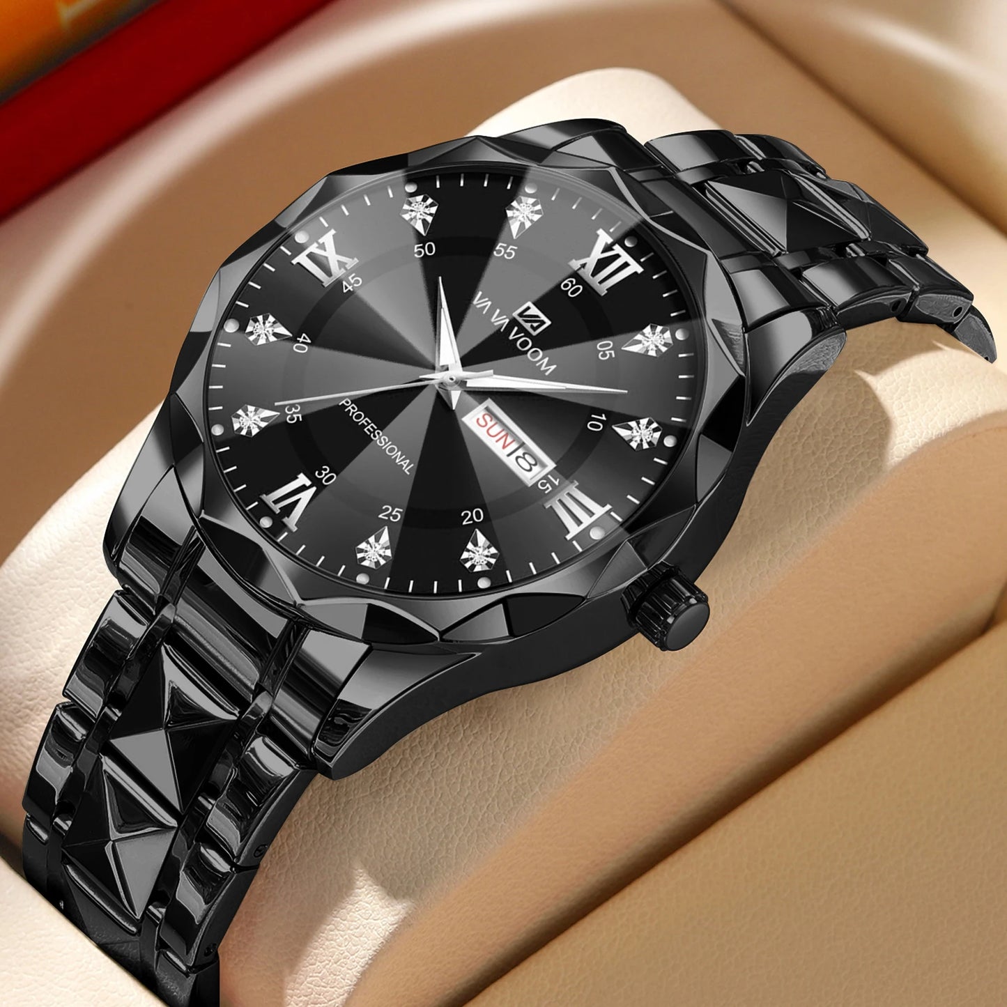 Men Watch Water Diamond Luxury