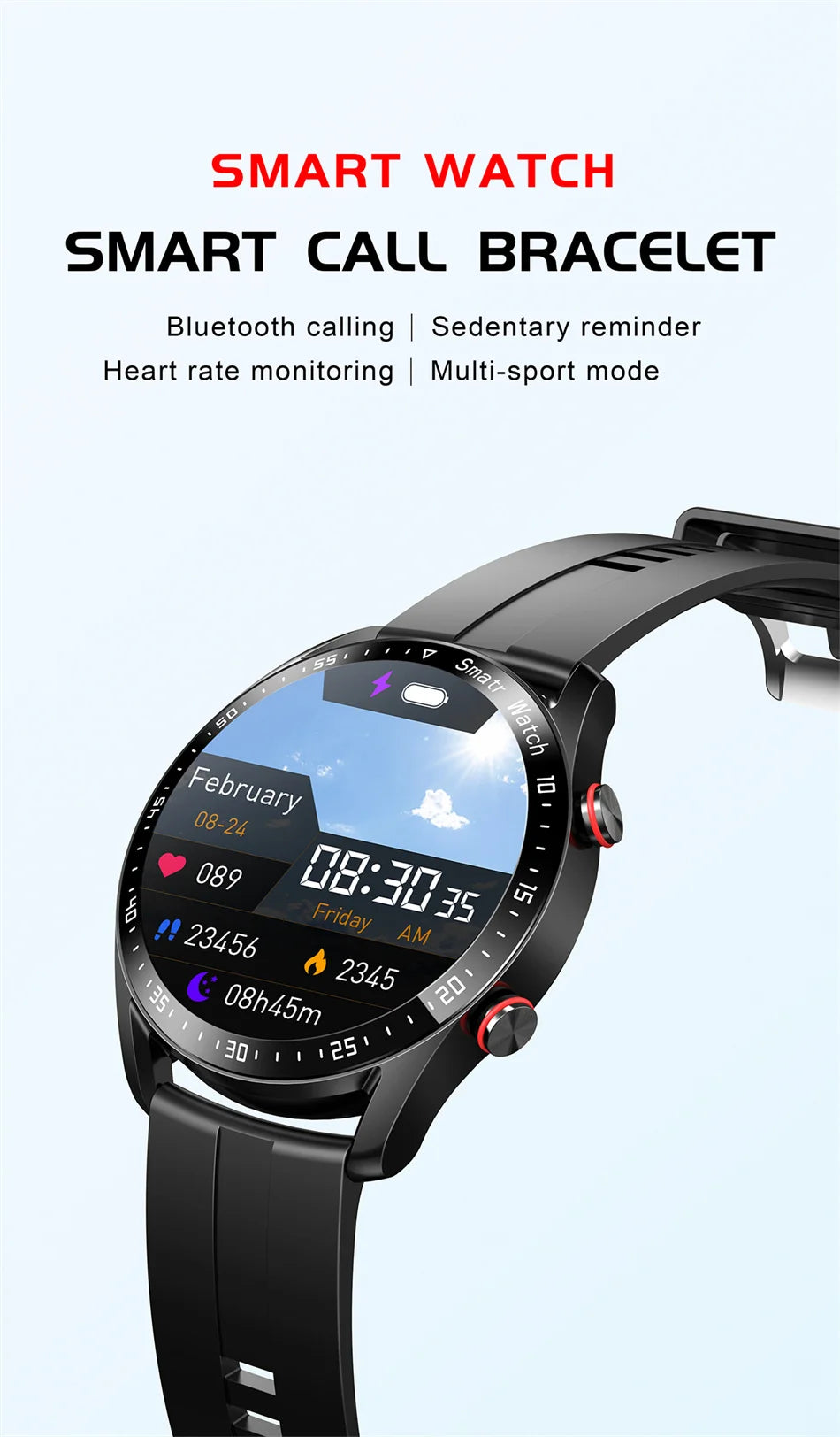 Bluetooth Call Smart Watch Men