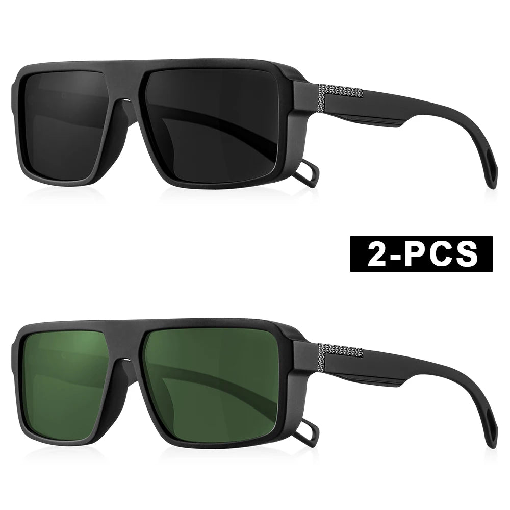 Classic Square Polarized Sunglasses for Men Women Fashion Sports Sunglasses