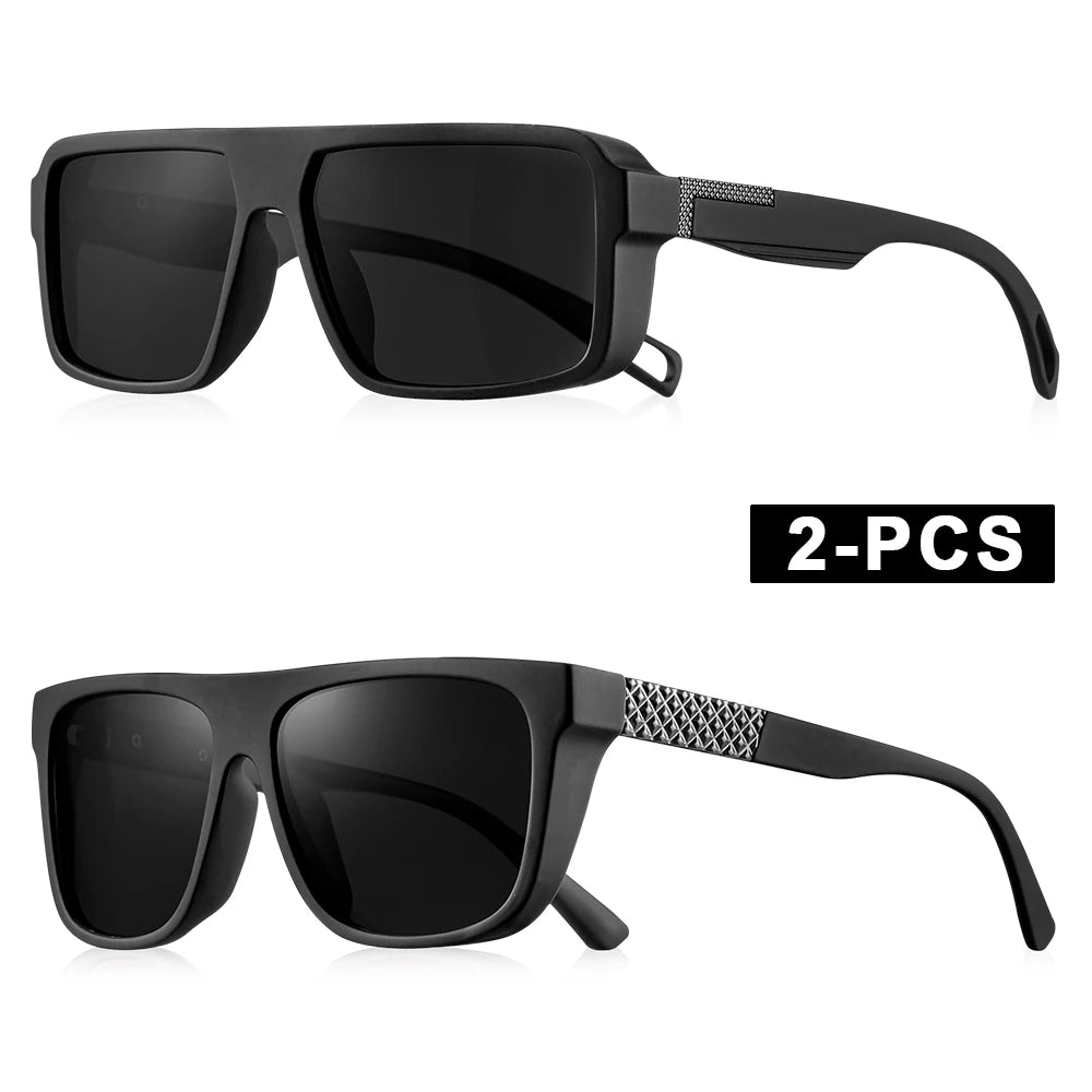 Classic Square Polarized Sunglasses for Men Women Fashion Sports Sunglasses