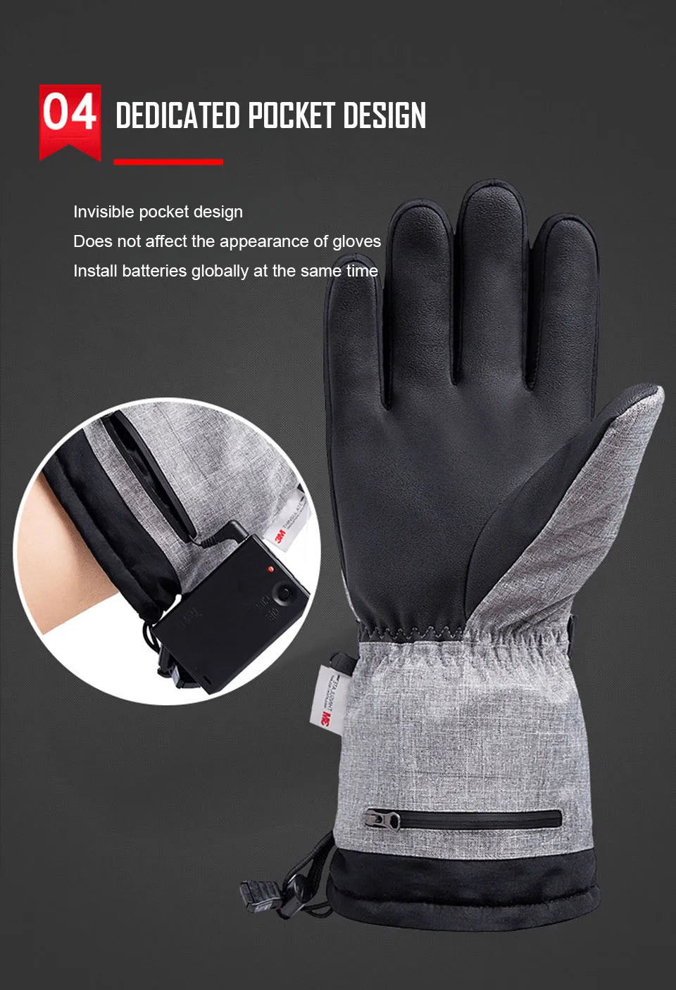 Winter Heated Gloves