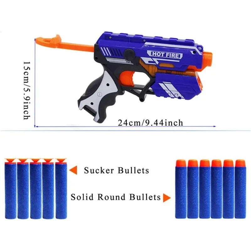 NERF Children's Manual Soft Bullets Toy